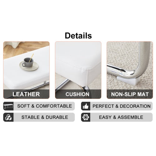 Shoe Changing Stool - White