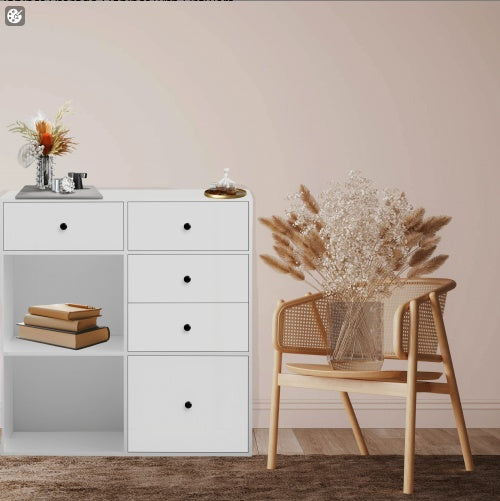 Elegant Storage Cabinet With Drawers